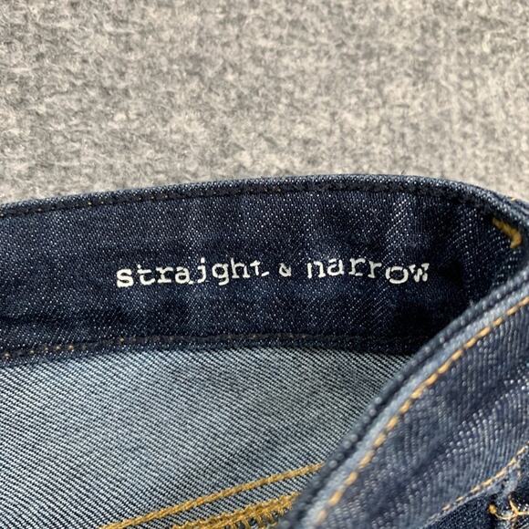 Dish Jeans Womens 30 Performance Denim Straight And Narrow Mid Rise 5 Pocket - Picture 5 of 12